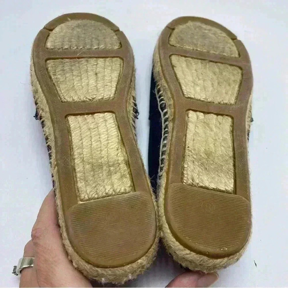 Tory Burch Espadrille navy blue size 8 - Picture 7 of 8